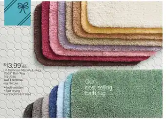JC Penney Liz Claiborne Ultimate Luxury 17x24 Bath Rug offer