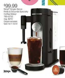 JC Penney Ninja Single-Serve Pods & Grounds Specialty Coffee Maker offer