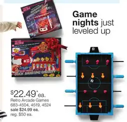 JC Penney Retro Arcade Games offer
