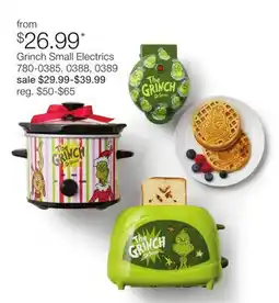 JC Penney Grinch Small Electrics offer