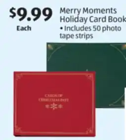 Aldi Merry Moments Holiday Card Book offer
