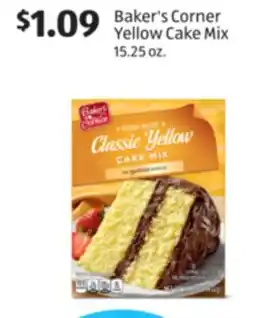 Aldi Baker's Corner Yellow Cake Mix offer