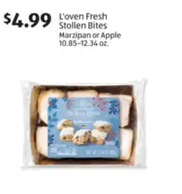 Aldi L'oven Fresh Stollen Bites Marzipan or Apple offer