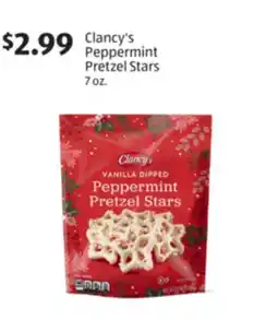 Aldi Clancy's Peppermint Pretzel Stars offer