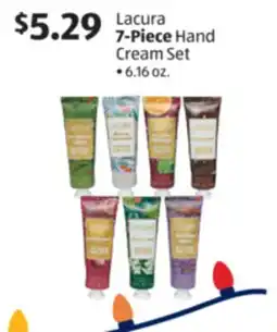 Aldi Lacura 7-Piece Hand Cream Set offer
