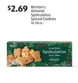 Aldi Benton's Almond Spekulatius Spiced Cookies offer