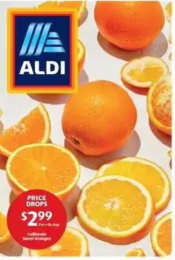 Aldi California Navel Oranges offer