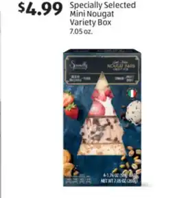 Aldi Specially Selected Mini Nougat Variety Box offer