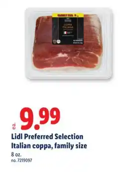 Lidl Lidl Preferred Selection Italian coppa, family size offer
