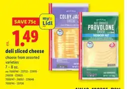 Lidl deli sliced cheese offer