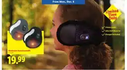 Lidl Brookstone heated earmuffs offer
