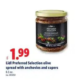 Lidl Lidl Preferred Selection olive spread with anchovies and capers offer
