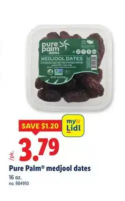 Lidl Pure Palm medjool dates offer