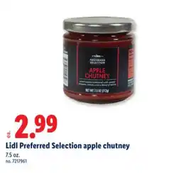 Lidl Lidl Preferred Selection apple chutney offer