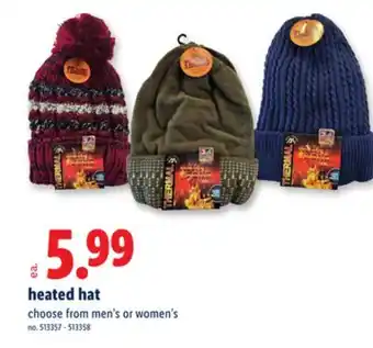 Lidl heated hat offer