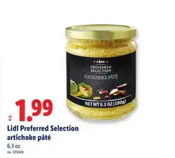 Lidl Lidl Preferred Selection artichoke pâté offer