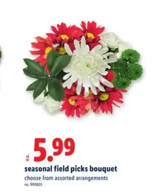 Lidl seasonal field picks bouquet offer