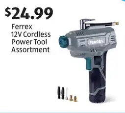 Aldi Ferrex 12V Cordless Power Tool Assortment offer