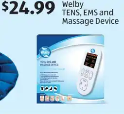 Aldi Welby TENS, EMS and Massage Device offer