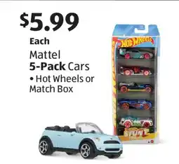 Aldi Mattel 5-Pack Cars offer