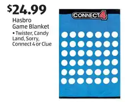 Aldi Hasbro Game Blanket offer