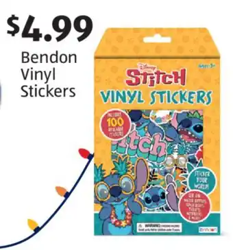Aldi Bendon Vinyl Stickers offer