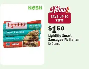 Grocery Outlet Smart Sausages Pb Italian offer