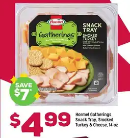 Grocery Outlet Hormel Gatherings Snack Tray, Smoked Turkey & Cheese offer