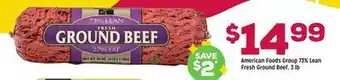 Grocery Outlet American Foods Group 73% Lean Fresh Ground Beef offer