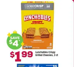 Grocery Outlet Lunchables Crispy Grilled Cheesies offer