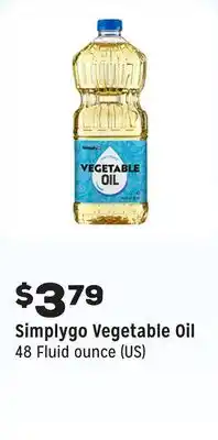 Grocery Outlet Vegetable Oil offer
