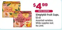 Grocery Outlet SimplyGO Fruit Cups 12 ct offer