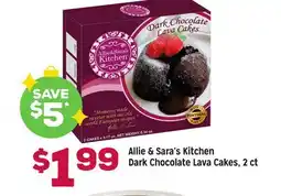 Grocery Outlet Allie & Sara's Kitchen Dark Chocolate Lava Cakes offer