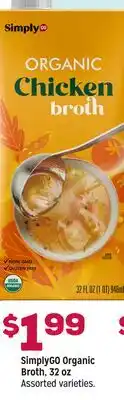 Grocery Outlet SimplyGO Organic Broth offer