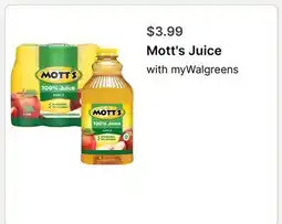 Walgreens Mott's Juice offer