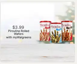 Walgreens Pirouline Rolled Wafers offer