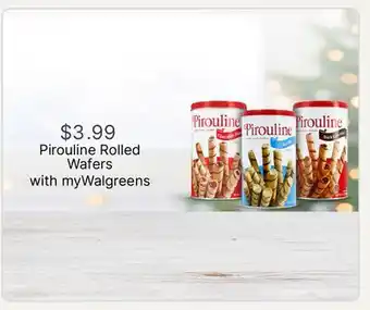 Walgreens Pirouline Rolled Wafers offer