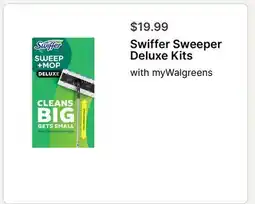 Walgreens Swiffer Sweeper Deluxe Kits offer