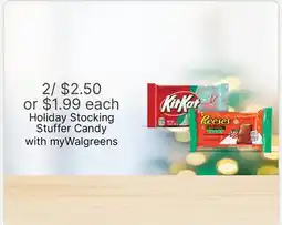 Walgreens Holiday Stocking Stuffer Candy offer