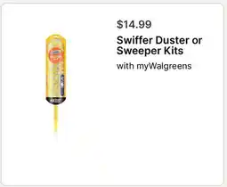 Walgreens Swiffer Duster or Sweeper Kits offer