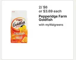 Walgreens Pepperidge Farm Goldfish offer