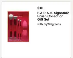 Walgreens F. A. R. A. H. Signature Brush Collection Gift Set offer