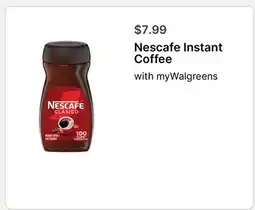 Walgreens Nescafe Instant Coffee offer