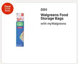 Walgreens Walgreens Food Storage Bags offer