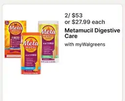 Walgreens Metamucil Digestive Care offer