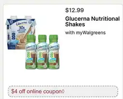 Walgreens Glucerna Nutritional Shakes offer