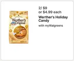 Walgreens Werther's Holiday Candy offer