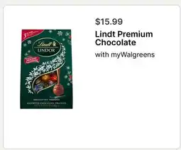 Walgreens Lindt Premium Chocolate offer