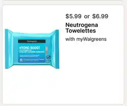 Walgreens Neutrogena Towelettes offer