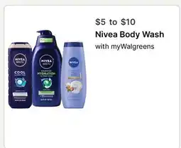 Walgreens Nivea Body Wash offer